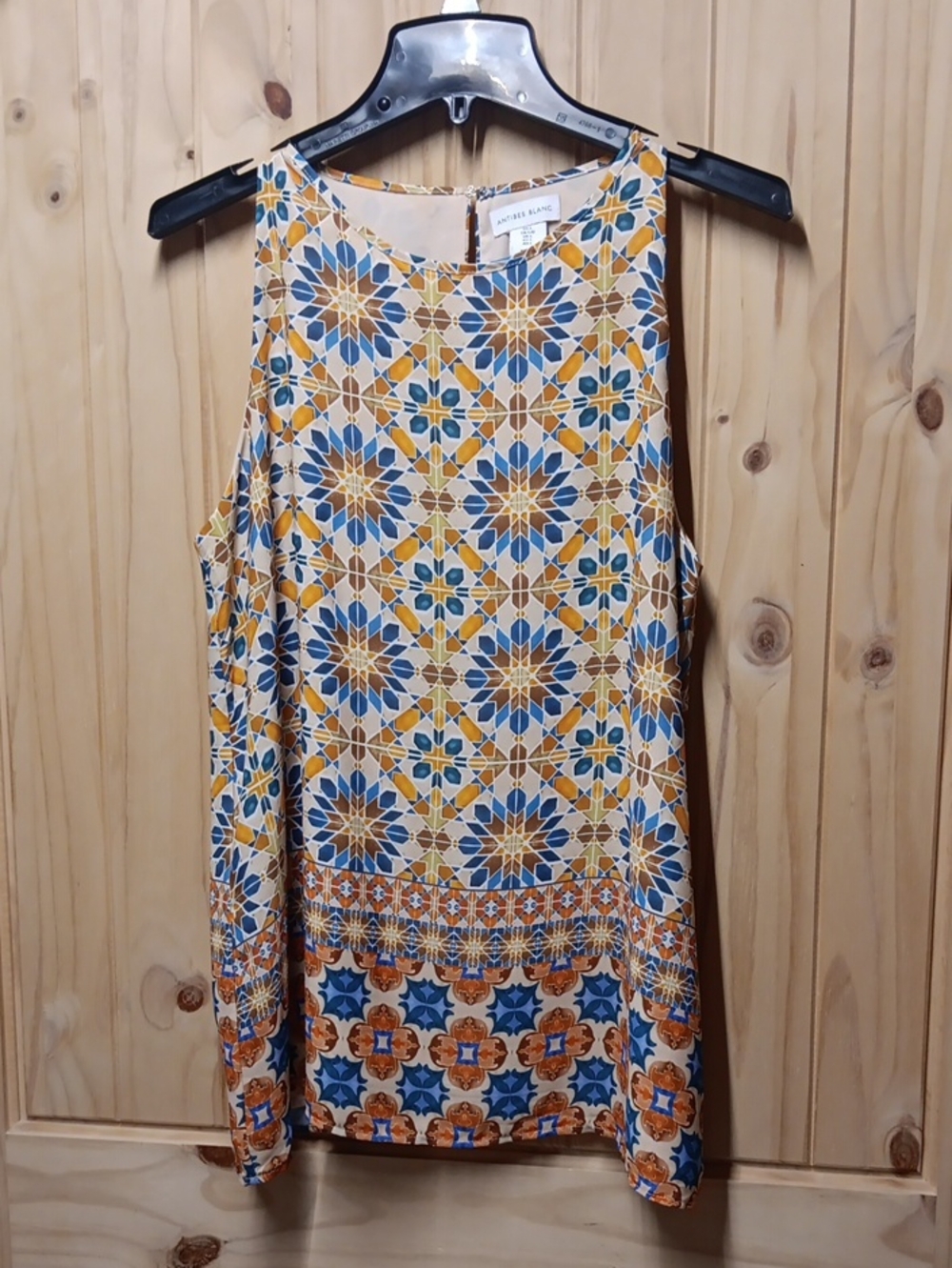 Antibes Blanc Sleeveless Top NWOT